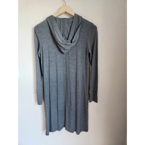 Cuddl Duds Hooded Lounge Gray Dress Size Small - Picture 2 of 8